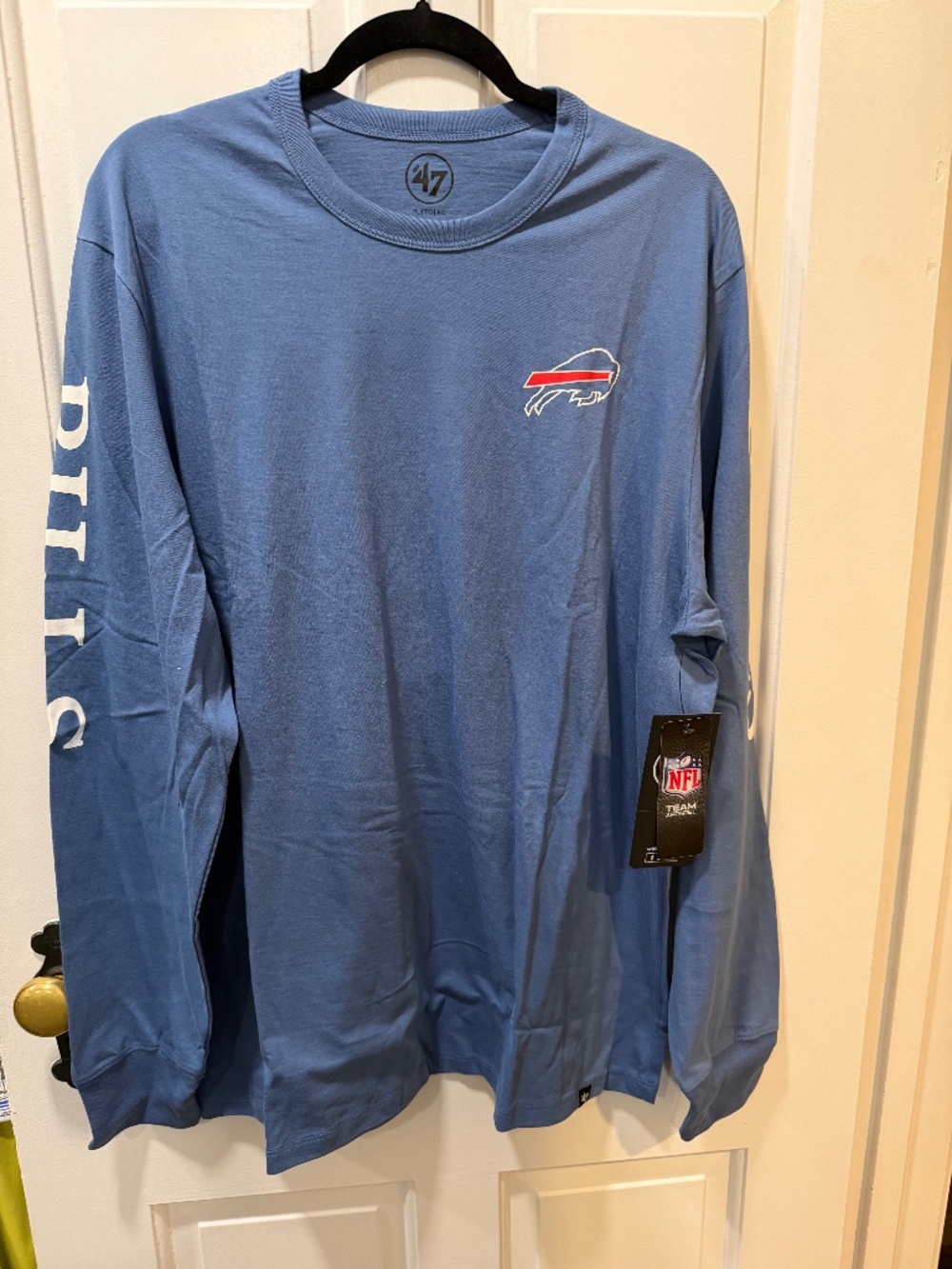 Buffalo Bills Official NFL 47 Long Sleeve Tshirt- Men’s XL